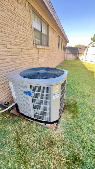 American Standard AC installed.